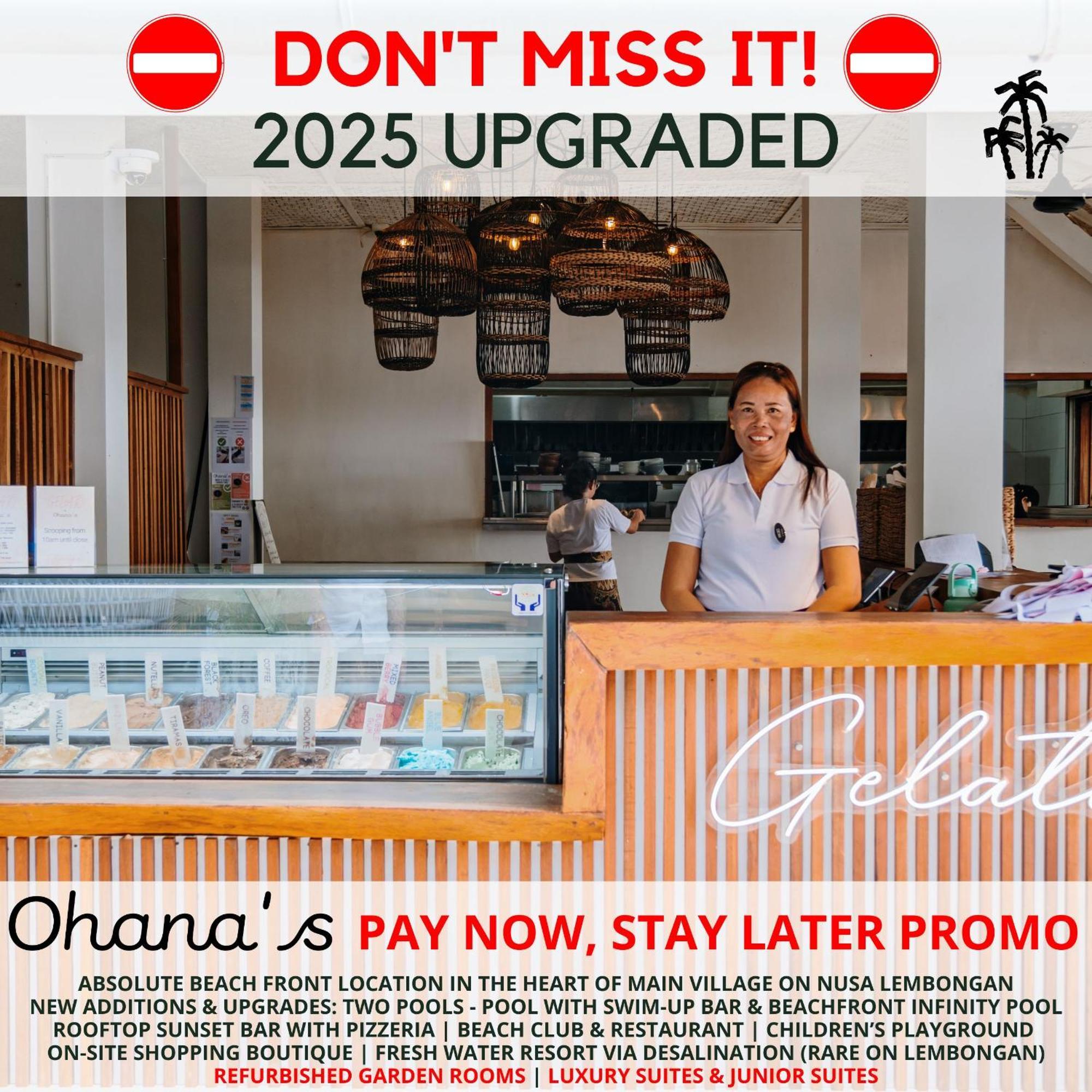 Ohana'S Beachfront Resort & Beach Club Nusa Lembongan Buitenkant foto